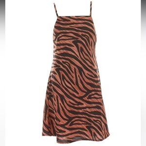 NWT  Gb Big Girls 7-16 Animal Print Mini Dress